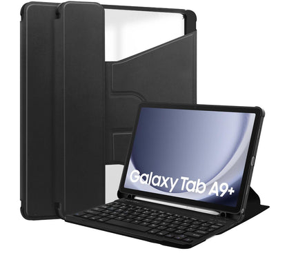 Acrylic Rotating Keyboard Samsung Galaxy Tab A9 Case Clear