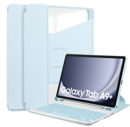 Acrylic Rotating Keyboard Samsung Galaxy Tab A9 Case Clear