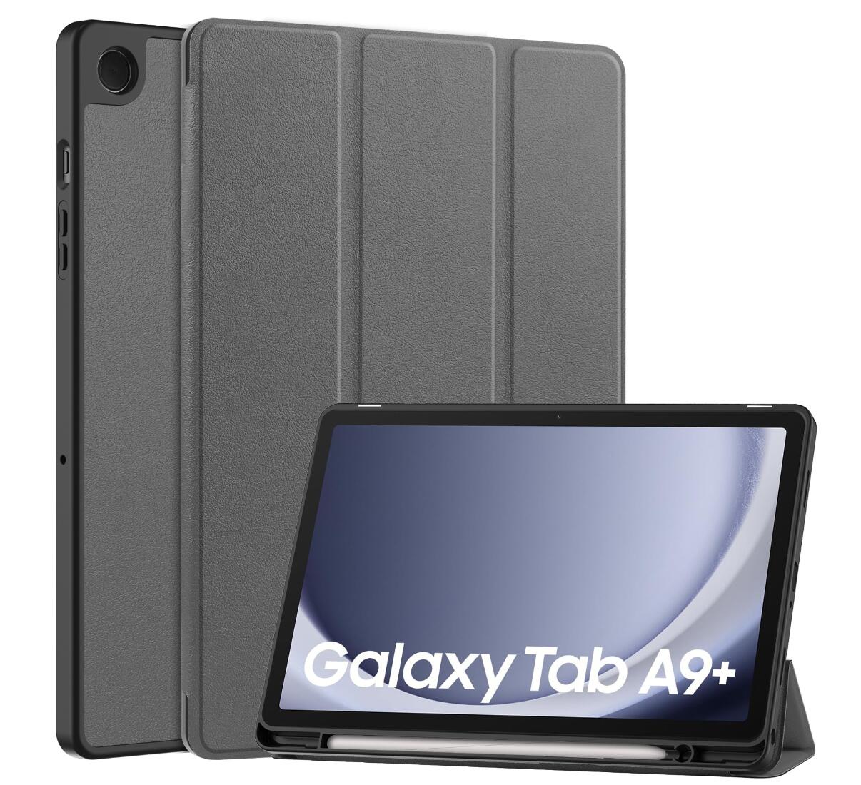 Soft TPU Combo Leather Samsung Galaxy Tab A9+ Case Tri-fold Stand