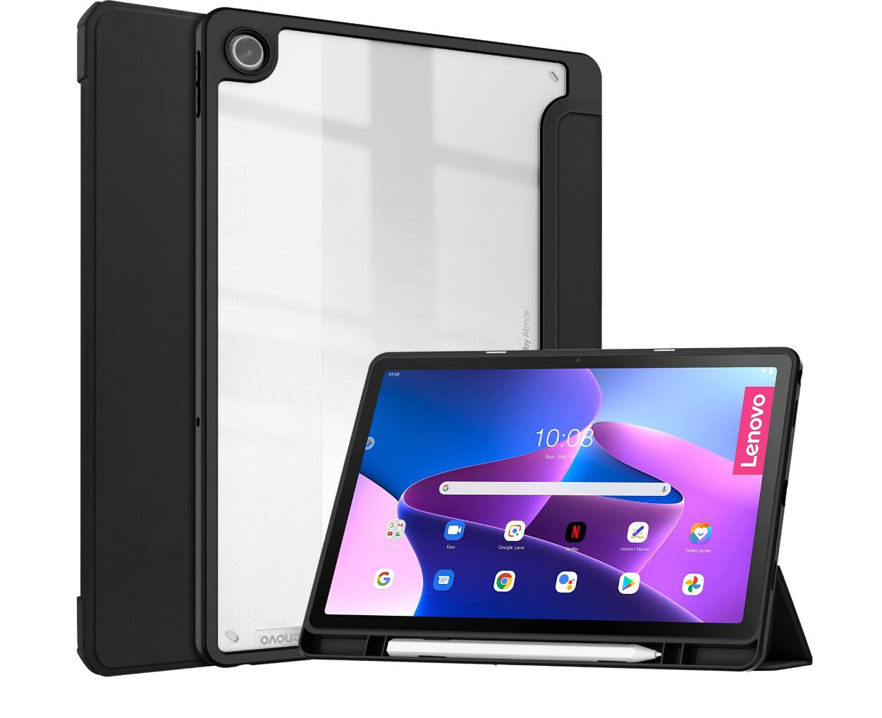 Acrylic Clear Lenovo Tab M10 Plus (2022) Case Ultra Slim