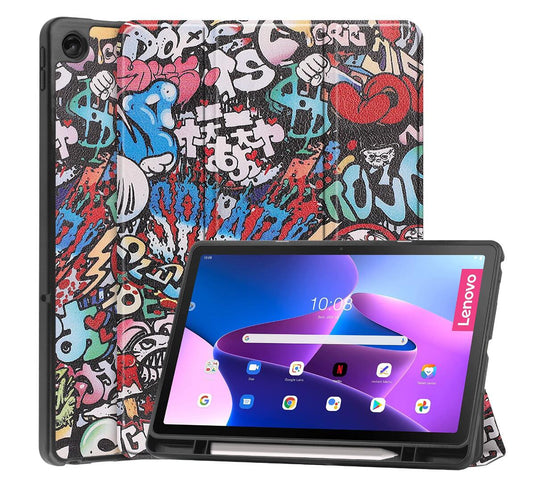 Soft TPU Combo Lenovo Tab M10 Plus (2022) Case Tri-fold Stand