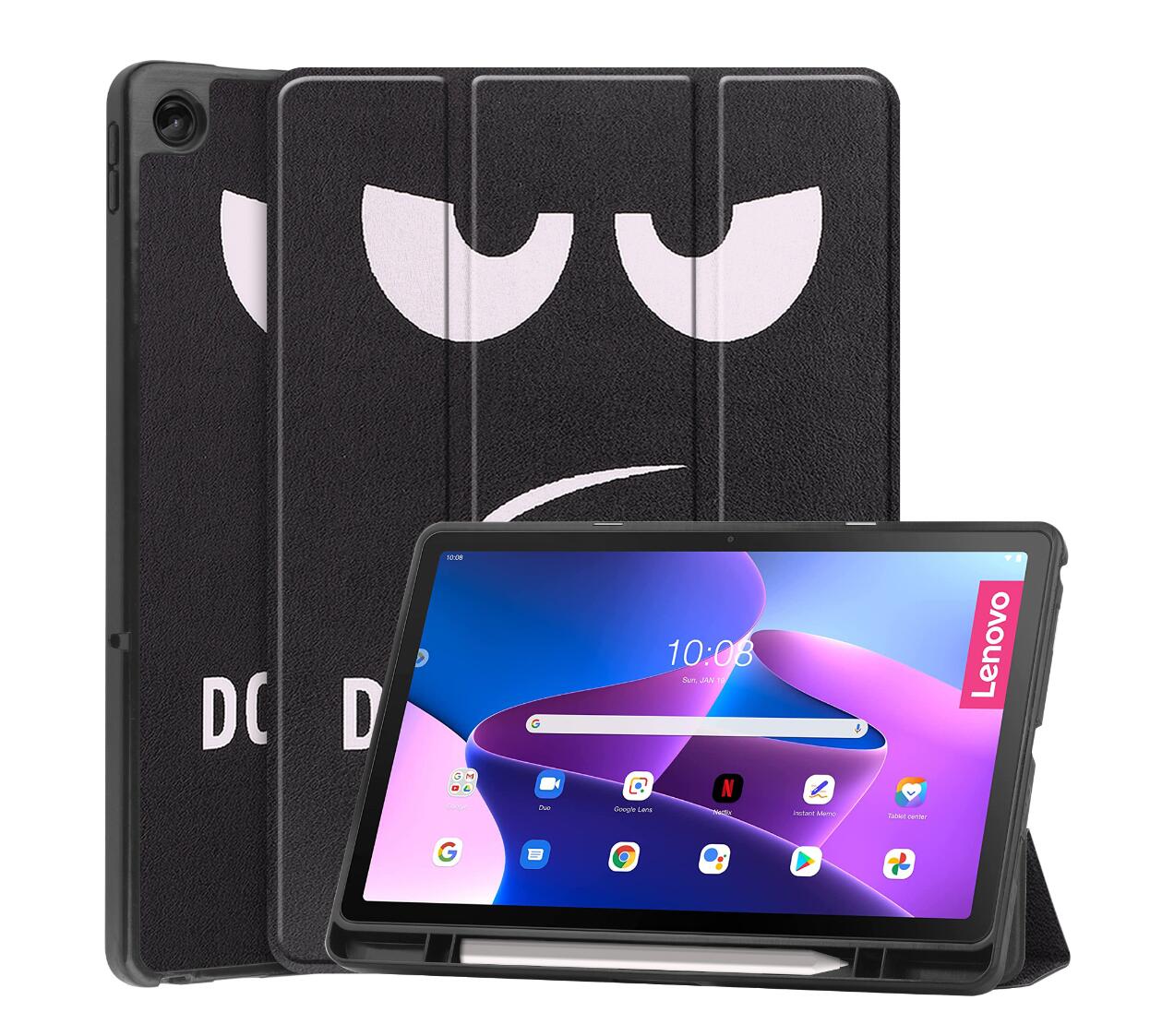 Soft TPU Combo Lenovo Tab M10 Plus (2022) Case Tri-fold Stand