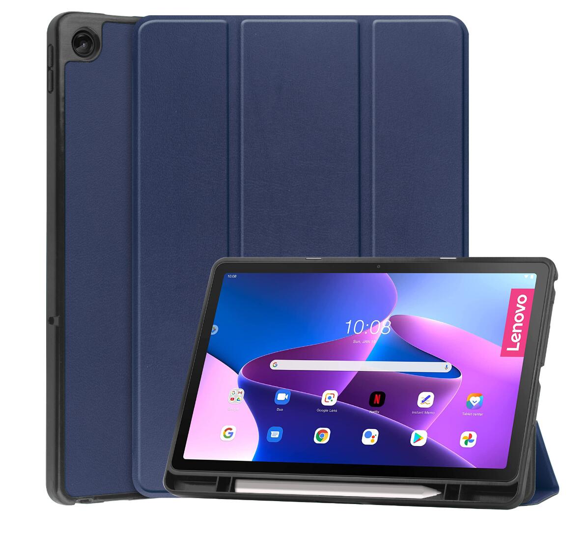 Soft TPU Combo Lenovo Tab M10 Plus (2022) Case Tri-fold Stand