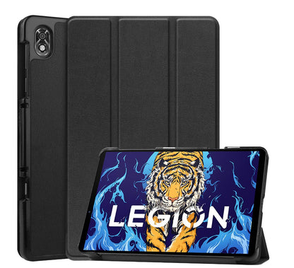 Tri-fold Caster Leather Lenovo Legion Y700 (2023) Case Hard Shell Slim