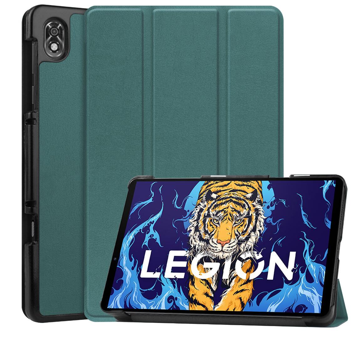 Tri-fold Caster Leather Lenovo Legion Y700 (2023) Case Hard Shell Slim