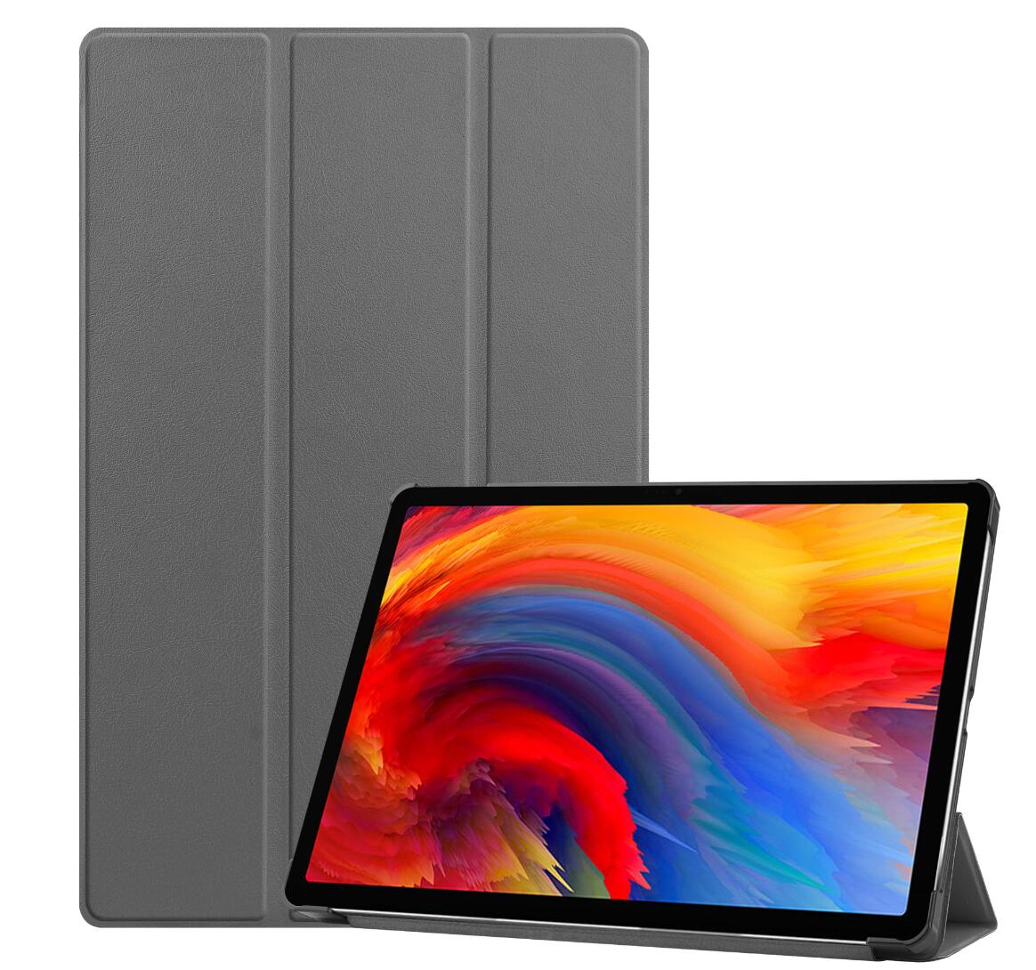 Tri-fold Caster Leather Lenovo Tab P11 Plus (2021) Case Hard Shell