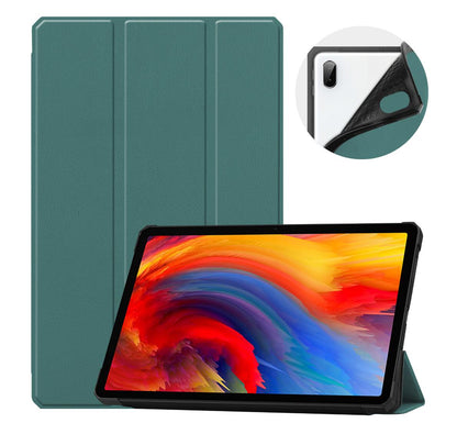 Soft TPU Combo Leather Lenovo Tab P11 Plus (2021) Case Tri-fold Stand