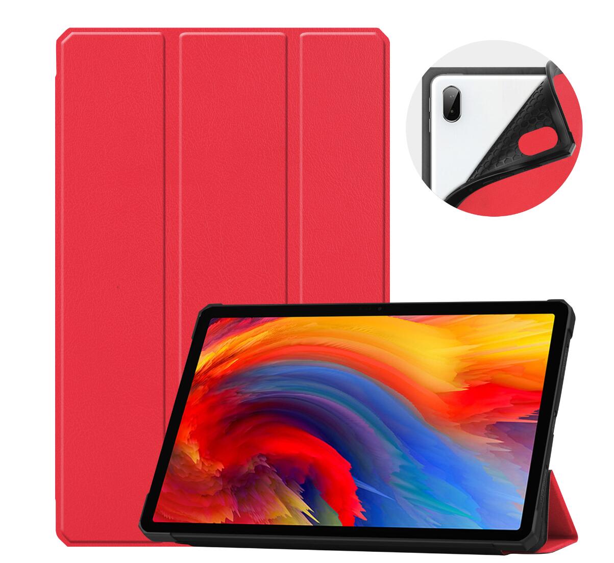 Soft TPU Combo Leather Lenovo Tab P11 Plus (2021) Case Tri-fold Stand