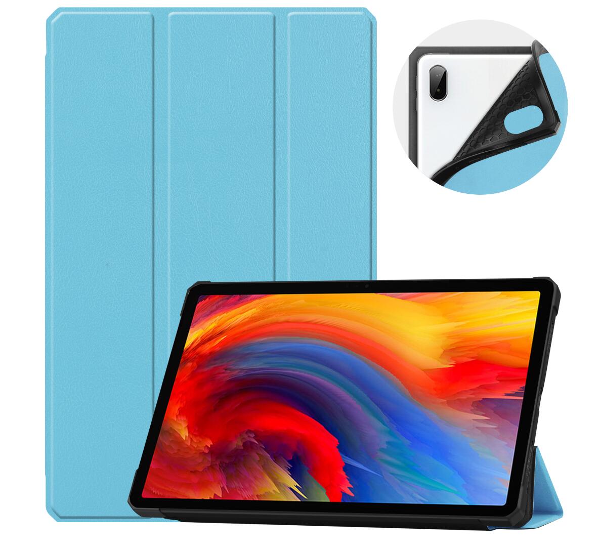 Soft TPU Combo Leather Lenovo Tab P11 Plus (2021) Case Tri-fold Stand