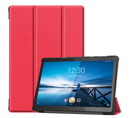 Tri-fold Caster Leather Lenovo Tab M10 FHD REL (2019) Case Slim