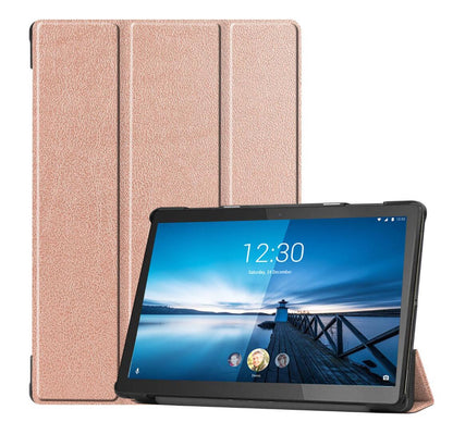 Tri-fold Caster Leather Lenovo Tab M10 FHD REL (2019) Case Slim