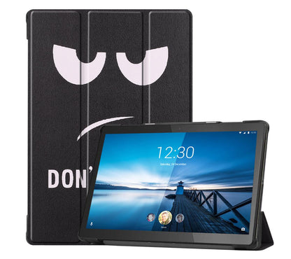 Tri-fold Caster Leather Lenovo Tab M10 FHD REL (2019) Case Slim