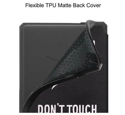 Soft TPU Combo Leather Amazon Kindle Paperwhite 5 Case Tri-fold Stand