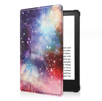 Soft TPU Combo Leather Amazon Kindle Paperwhite 5 Case Tri-fold Stand