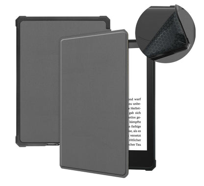 Soft TPU Combo Leather Amazon Kindle Paperwhite 5 Case Tri-fold Stand