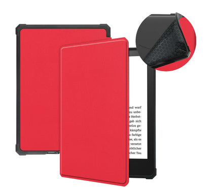 Soft TPU Combo Leather Amazon Kindle Paperwhite 5 Case Tri-fold Stand