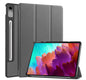 Tri-fold Caster Leather Lenovo Tab P12 (2023) Case Hard Shell Slim