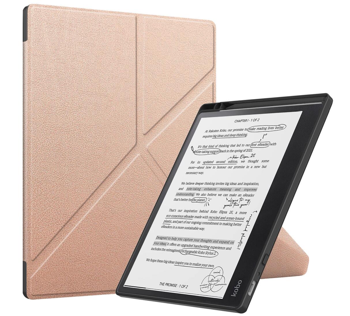 Transformer Stand Soft TPU Leather Kobo Elipsa 2E Case