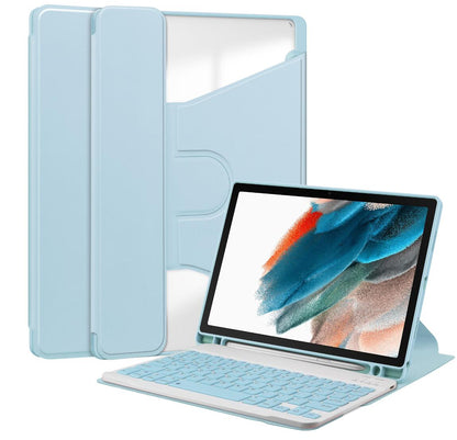 Acrylic Rotating Keyboard Samsung Galaxy Tab A8 Case Clear