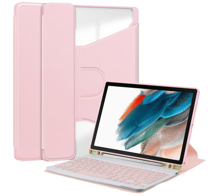 Acrylic Rotating Keyboard Samsung Galaxy Tab A8 Case Clear