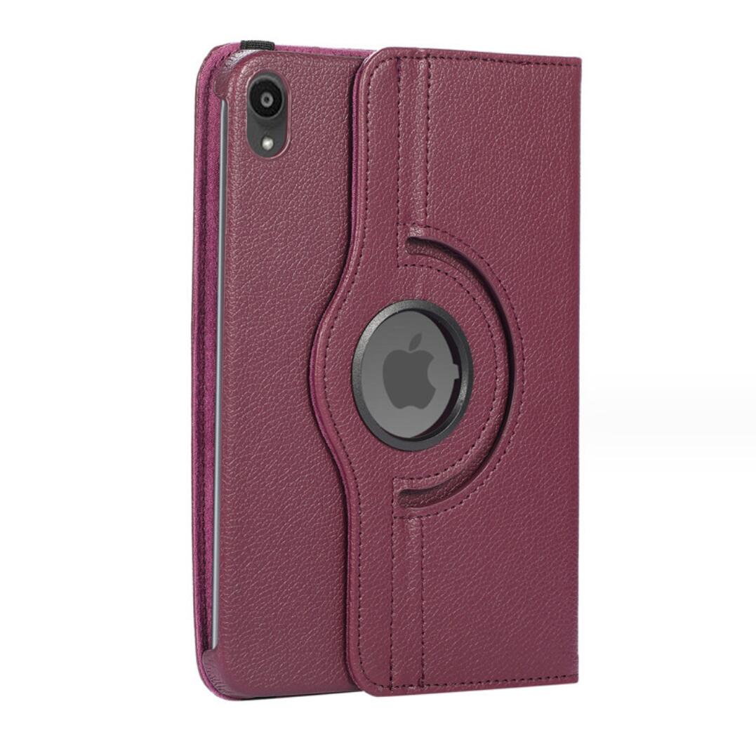 Rotating Stand Apple iPad Mini 6 Case Folio Leather