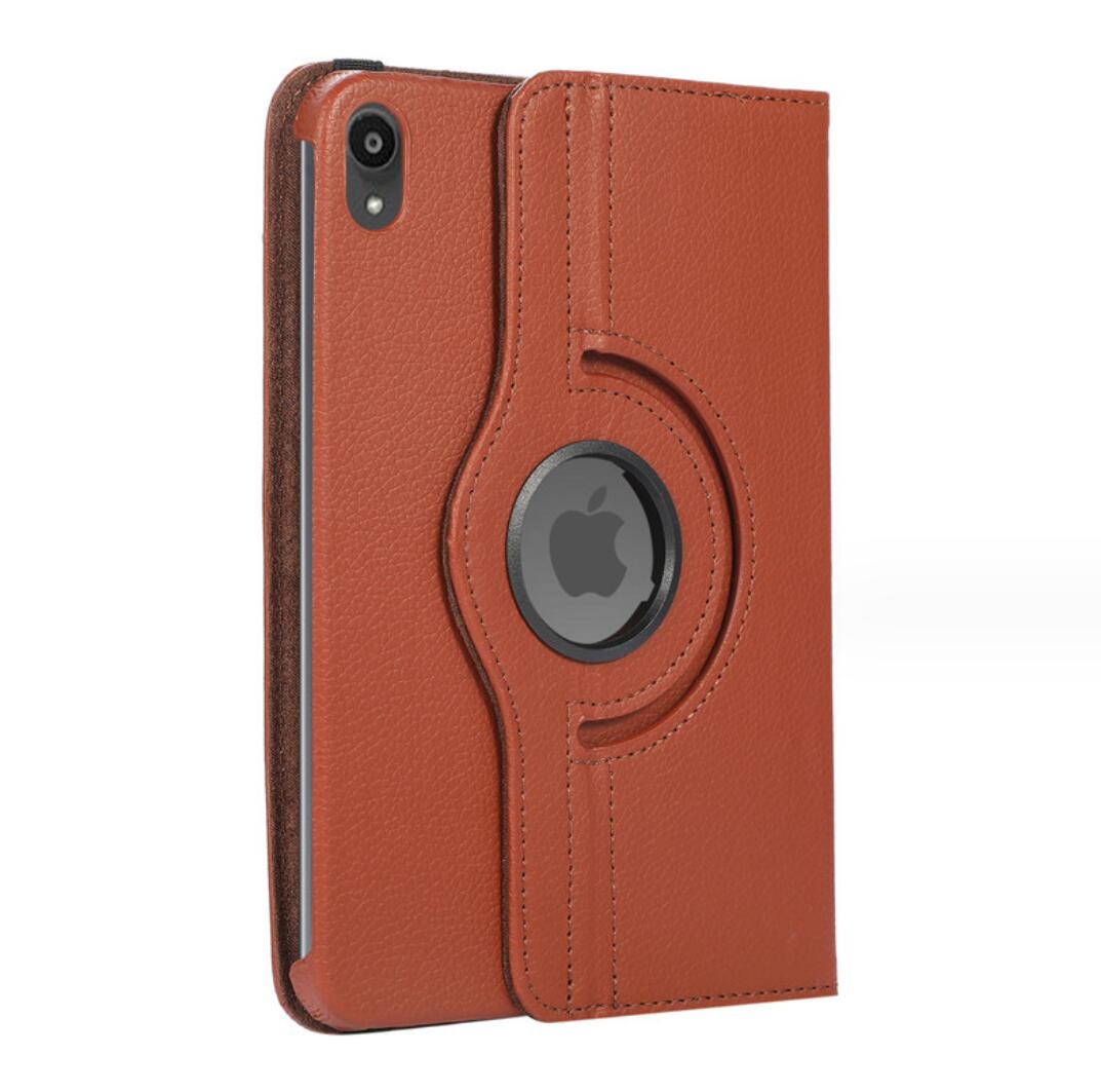 Rotating Stand Apple iPad Mini 6 Case Folio Leather