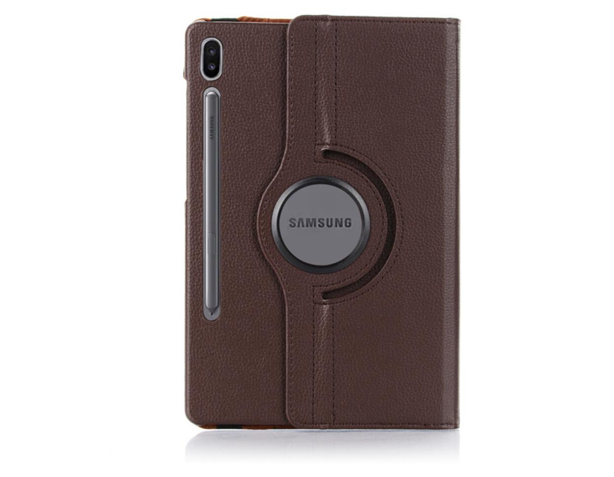 Rotating Stand Samsung Galaxy Tab S6 Lite Case Folio Leather