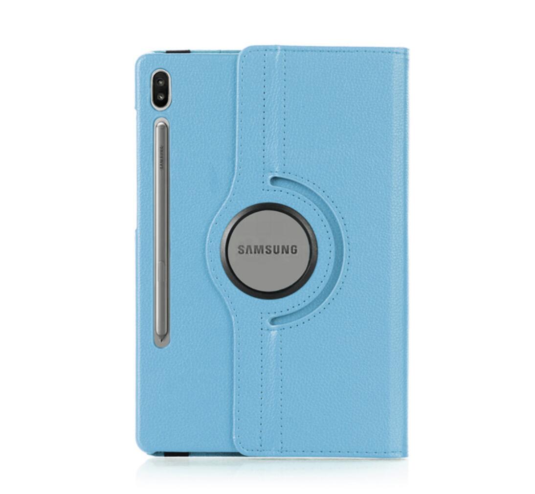 Rotating Stand Samsung Galaxy Tab S6 Lite Case Folio Leather