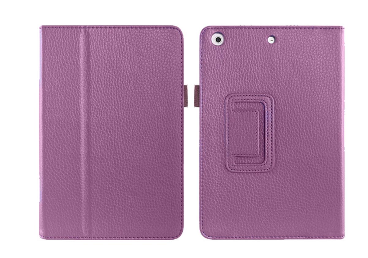 Classical Litchi Leather Apple iPad Mini 5 Case Folio