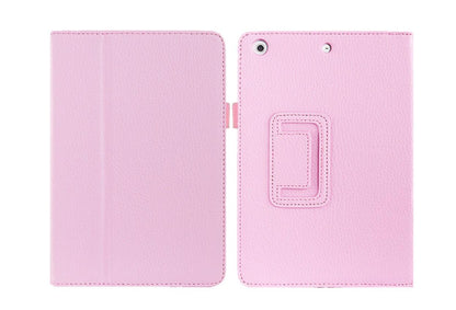 Classical Litchi Leather Apple iPad Mini 5 Case Folio