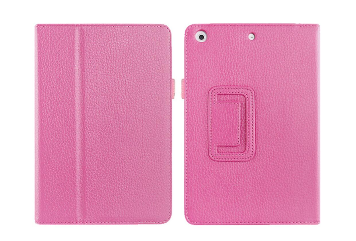 Classical Litchi Leather Apple iPad Mini 5 Case Folio