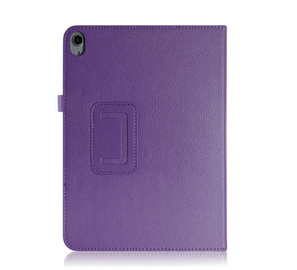 Classical Litchi Leather Apple iPad 10 Case Folio