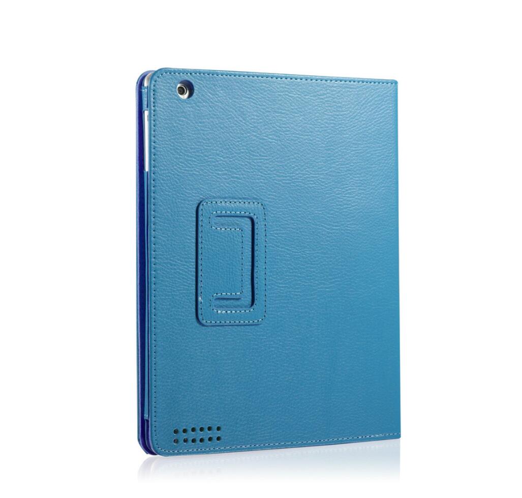 Classical Litchi Leather Apple iPad 3 Case Folio