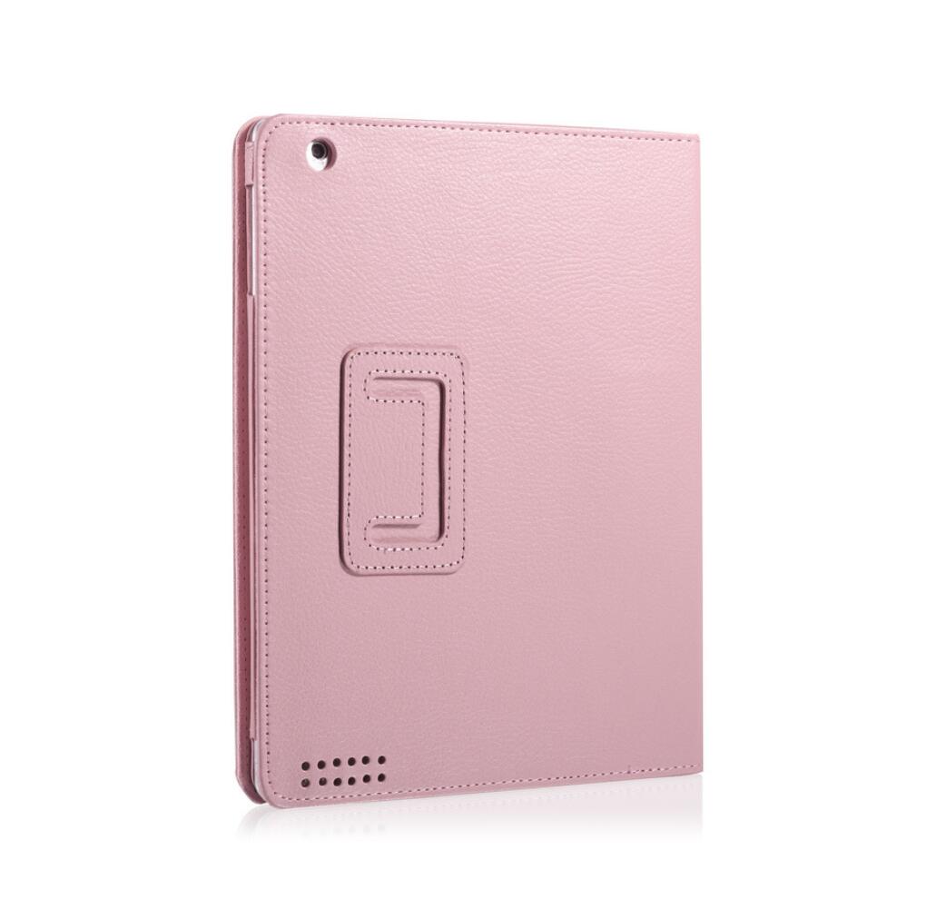 Classical Litchi Leather Apple iPad 2 Case Folio