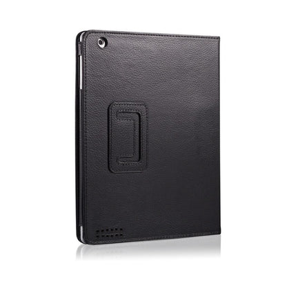 Classical Litchi Leather Apple iPad 4 Case Folio