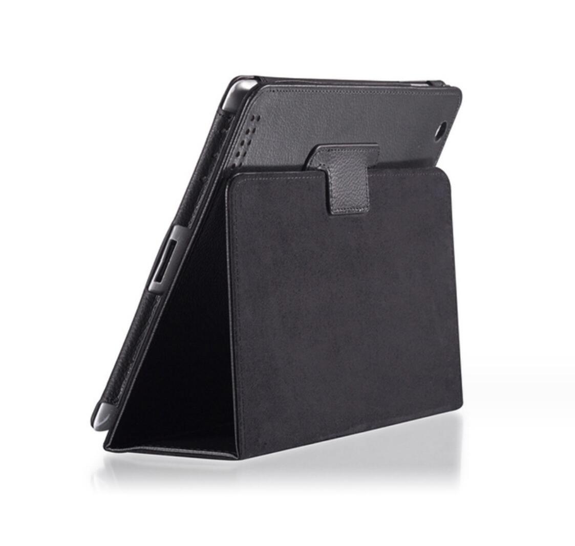 Classical Litchi Leather Apple iPad 2 Case Folio