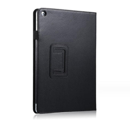 Classical Litchi Leather Apple iPad 6 Case Folio