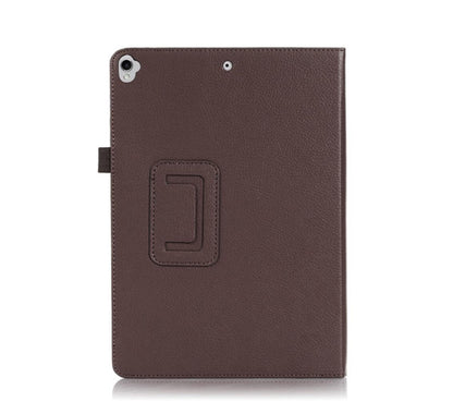 Classical Litchi Leather Apple iPad 9 Case Folio