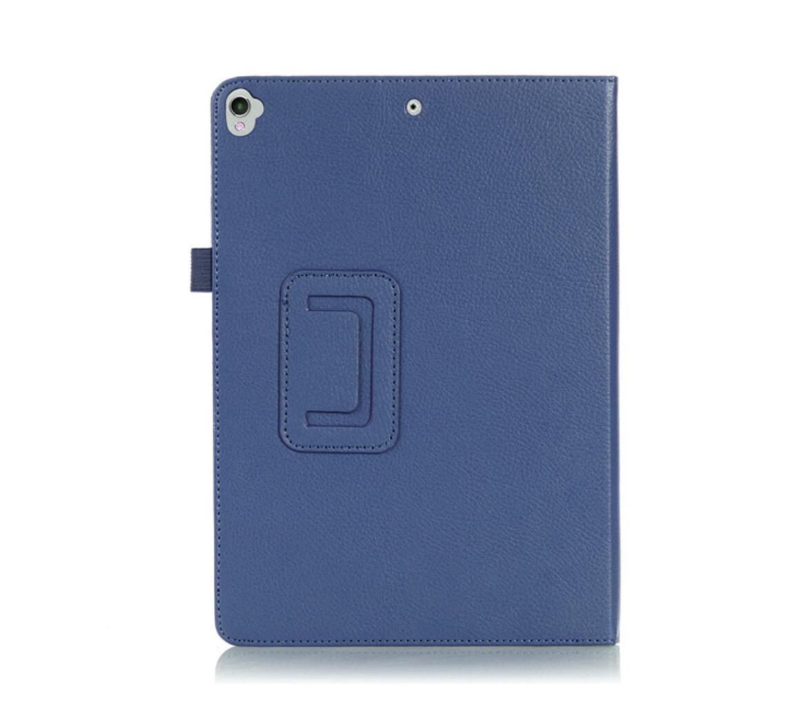 Classical Litchi Leather Apple iPad 9 Case Folio