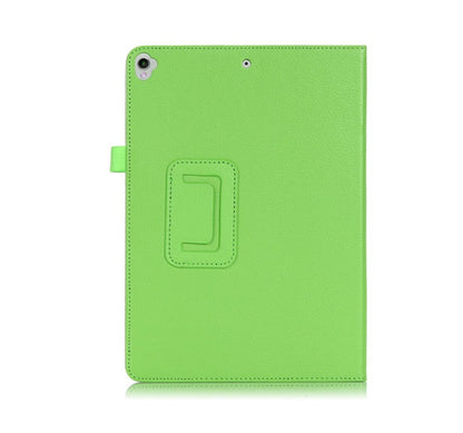 Classical Litchi Leather Apple iPad 7 Case Folio