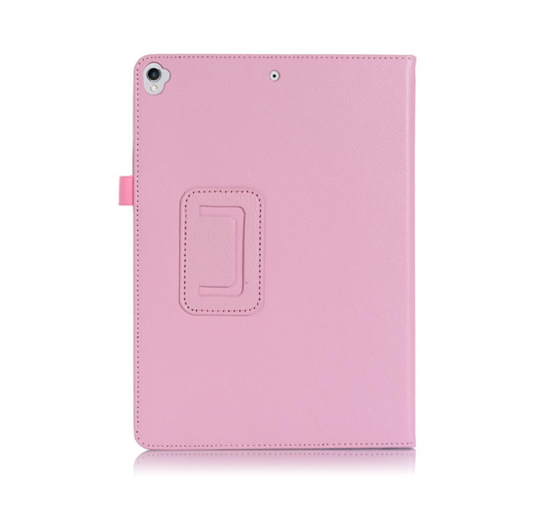 Classical Litchi Leather Apple iPad 7 Case Folio