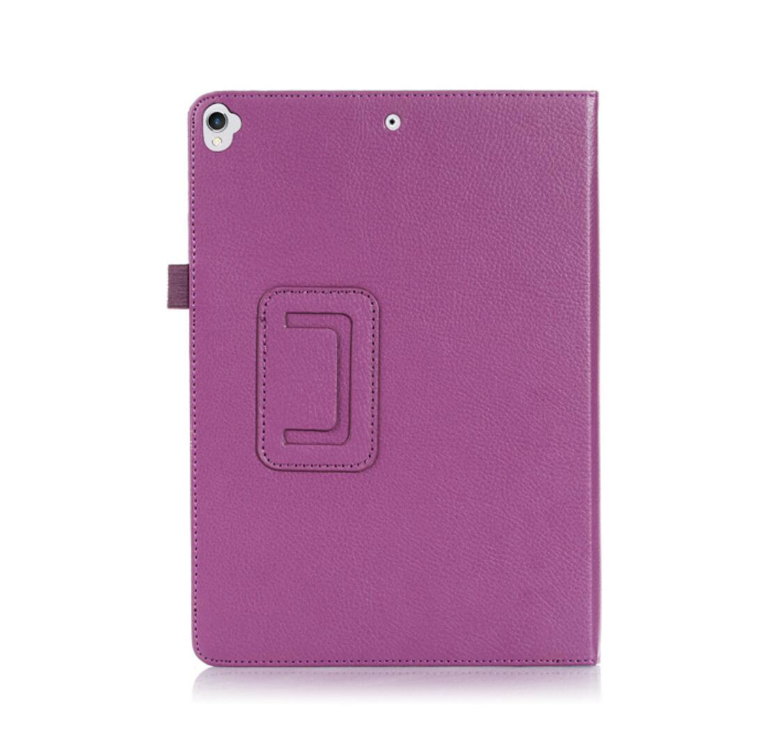 Classical Litchi Leather Apple iPad 7 Case Folio