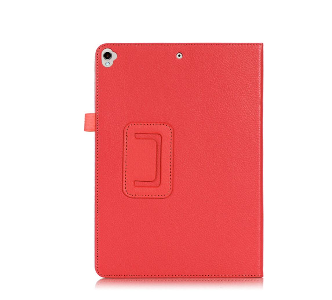 Classical Litchi Leather Apple iPad 7 Case Folio