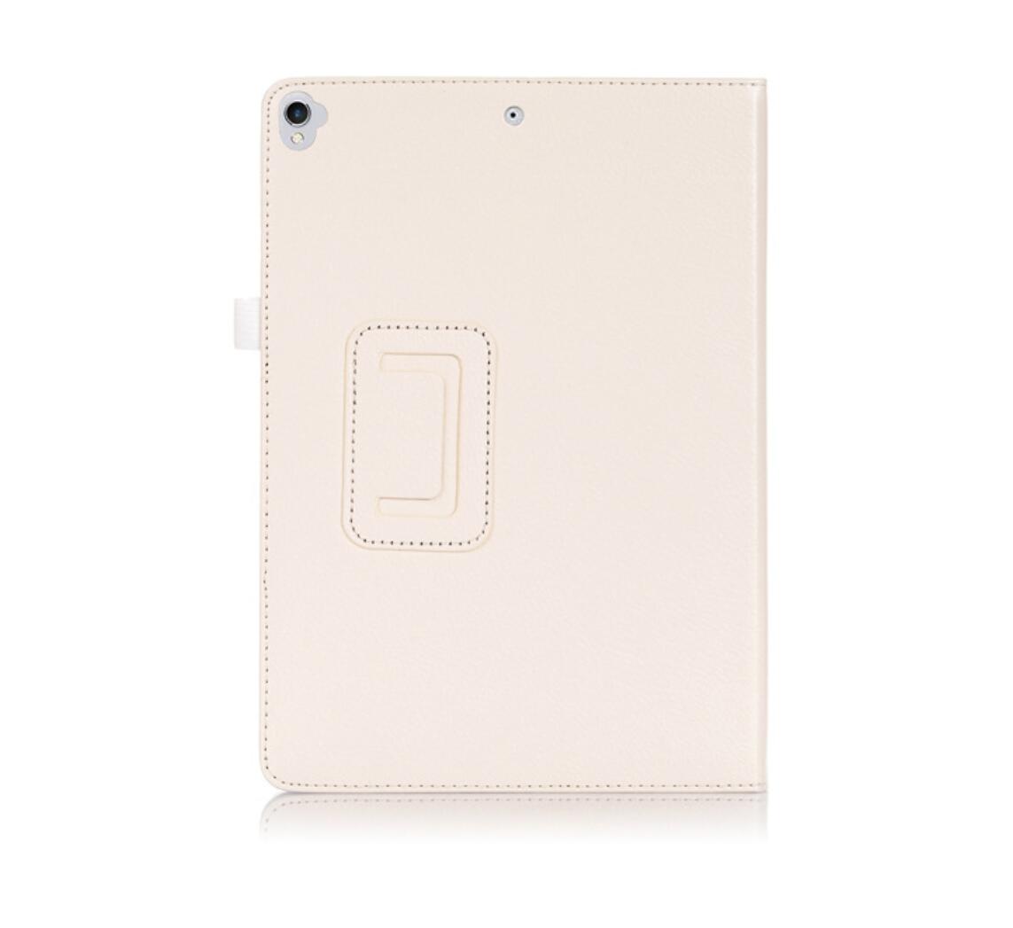 Classical Litchi Leather Apple iPad 7 Case Folio