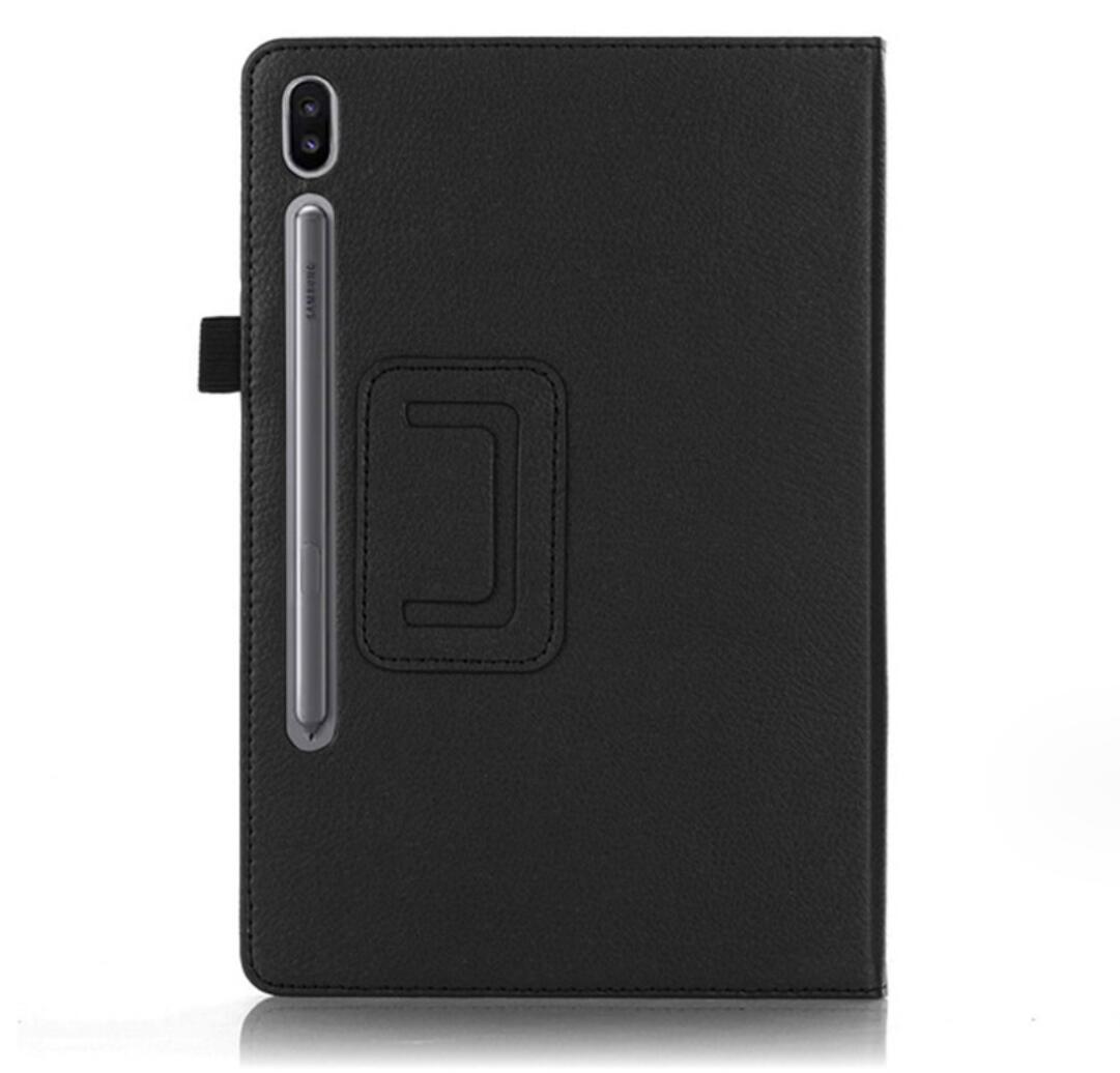 Classical Litchi Leather Samsung Galaxy Tab S7 Case Folio