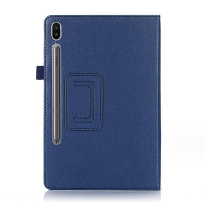 Classical Litchi Leather Samsung Galaxy Tab S7 Case Folio