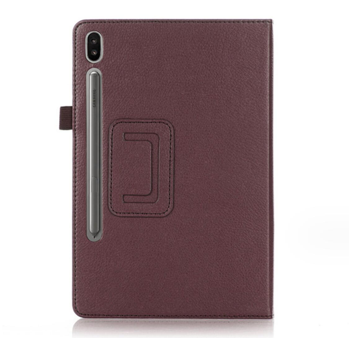 Classical Litchi Leather Samsung Galaxy Tab S7 Case Folio