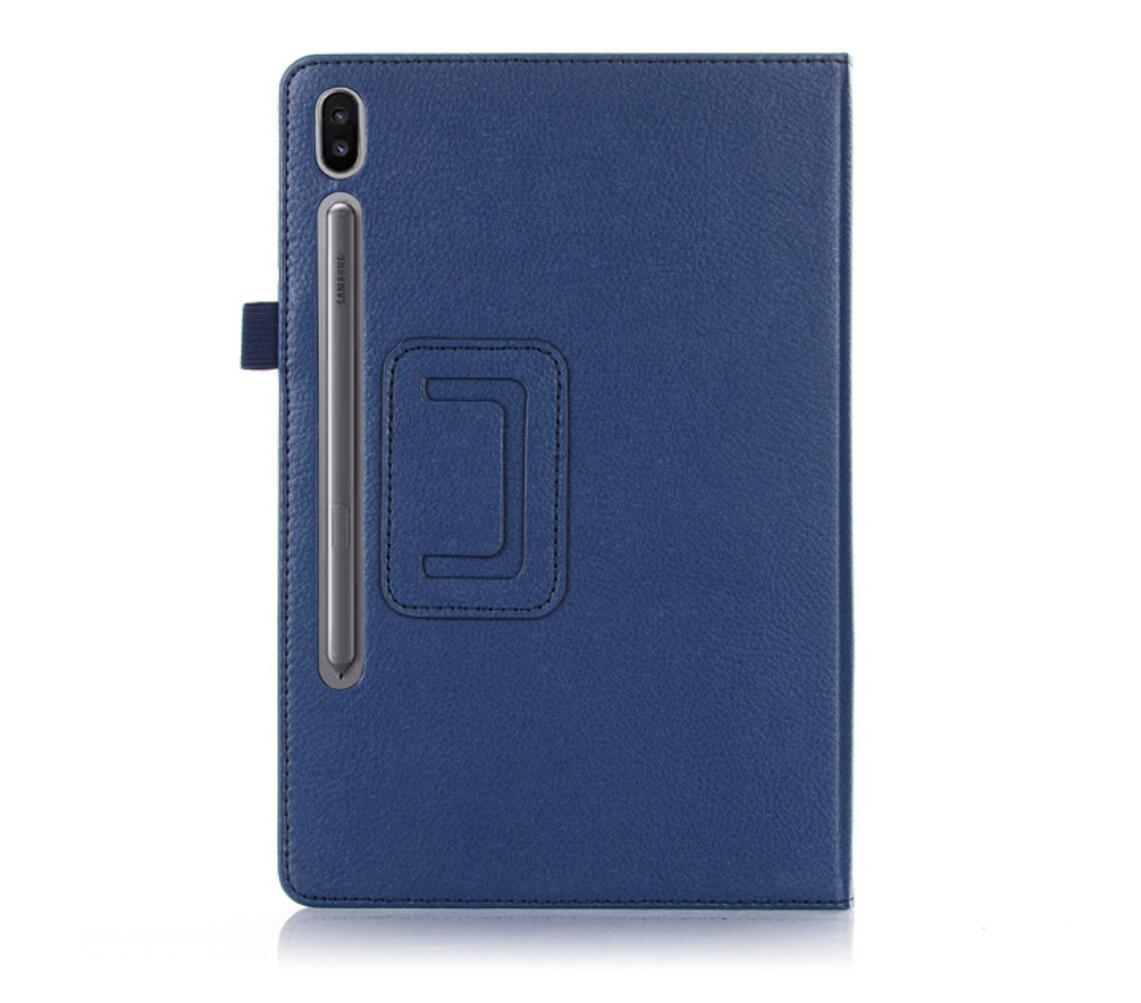 Classical Litchi Leather Samsung Galaxy Tab S7 Case Folio