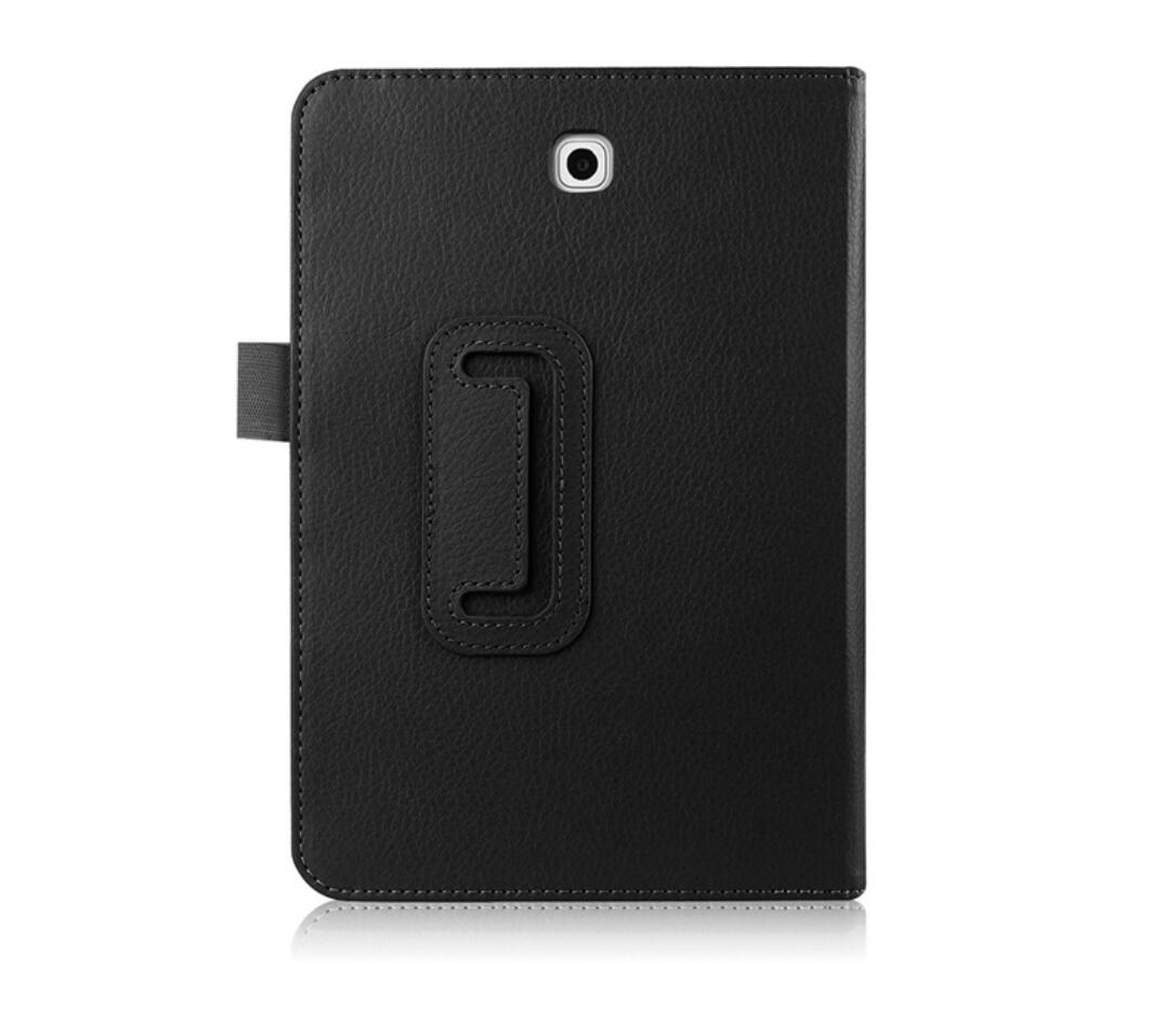 Classical Litchi Leather Samsung Galaxy Tab S2 8.0 Case Folio