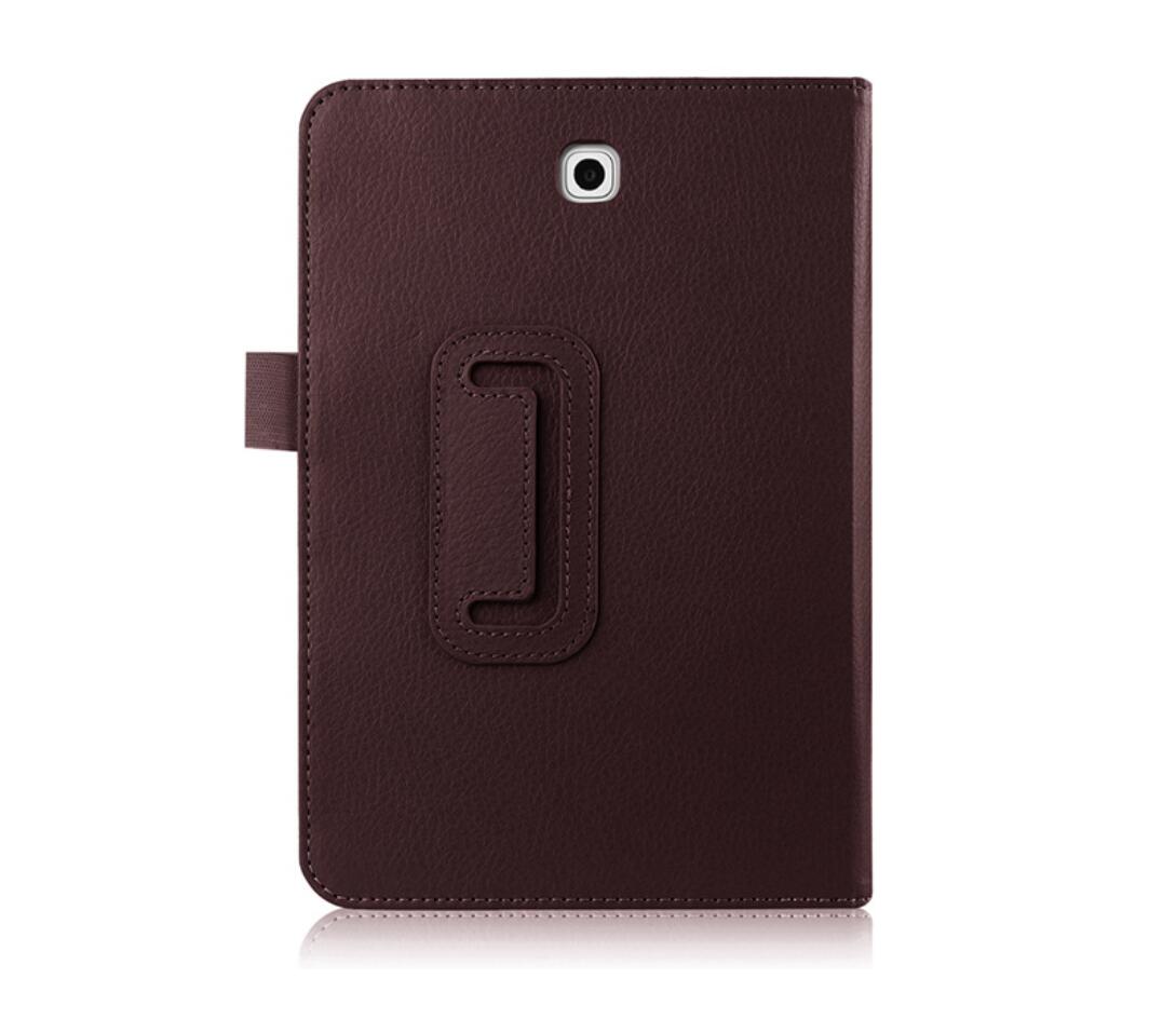 Classical Litchi Leather Samsung Galaxy Tab S2 8.0 Case Folio